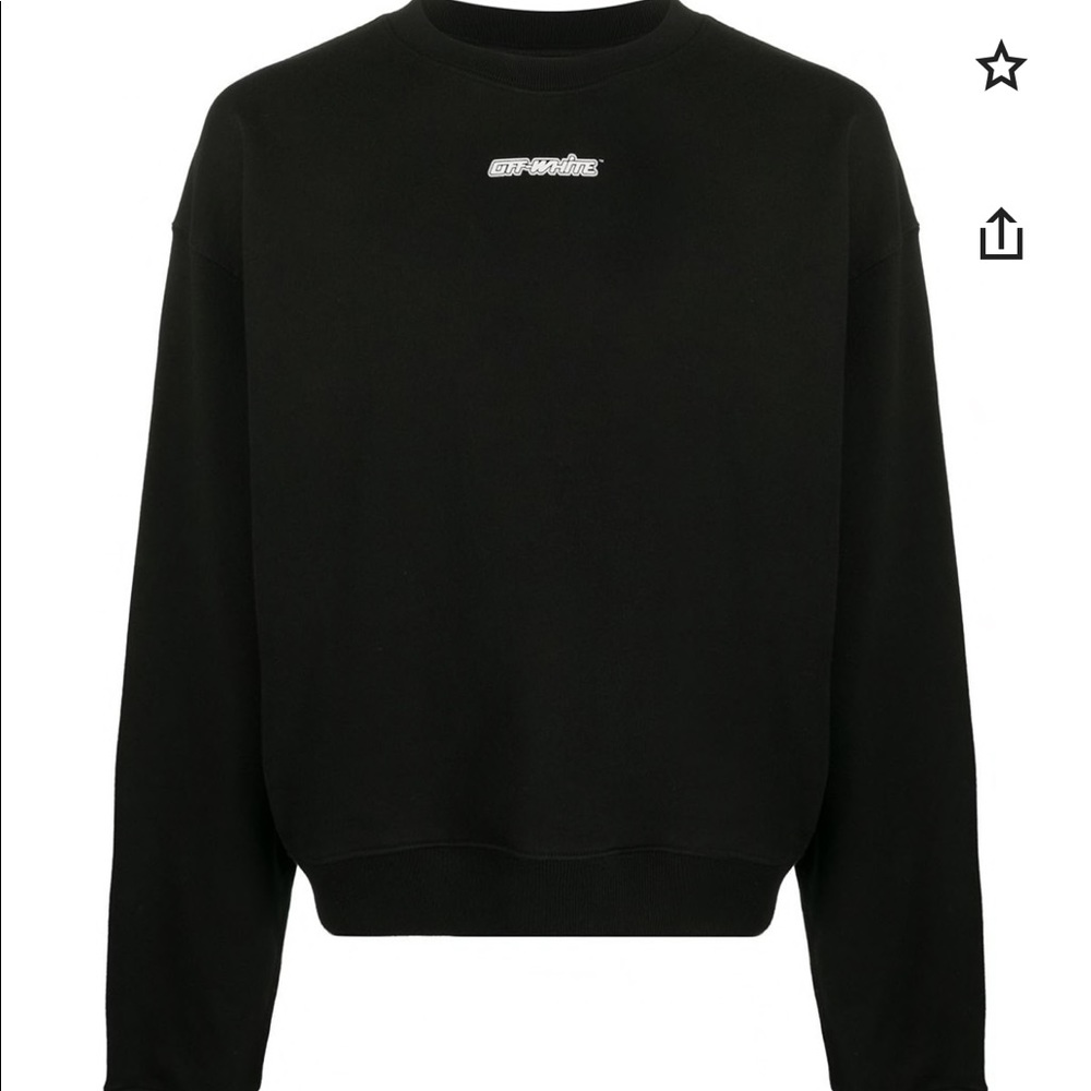 Off-white black sweatshirt